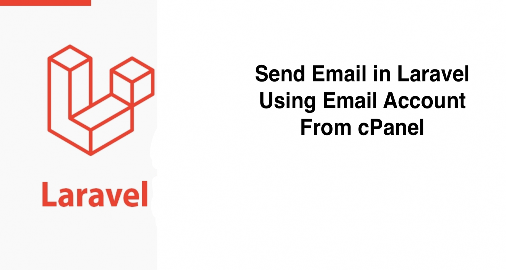 How to use cPanel email accounts to send confirmation emails in Laravel?