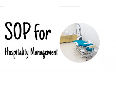 How to write SOP for Hospitali...